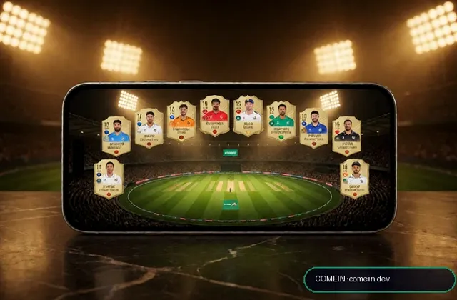 Comein (come com) fantasy cricket & matchday visual 1